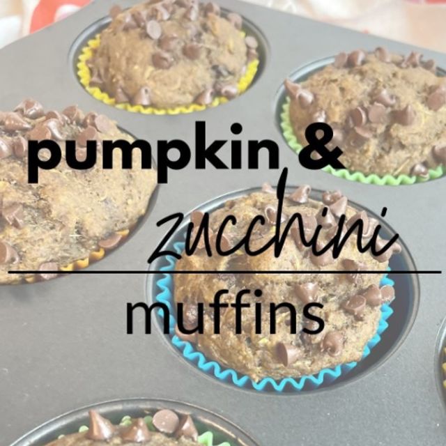 Pumpkin Zucchini Muffins