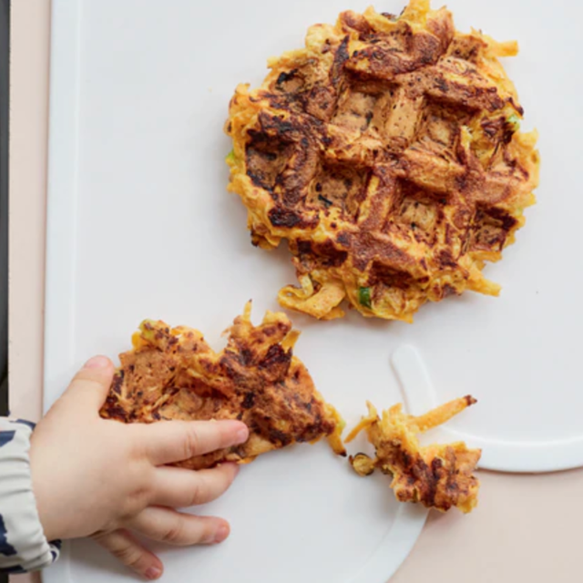 Annabel Karmel's sweet potato and carrot waffles