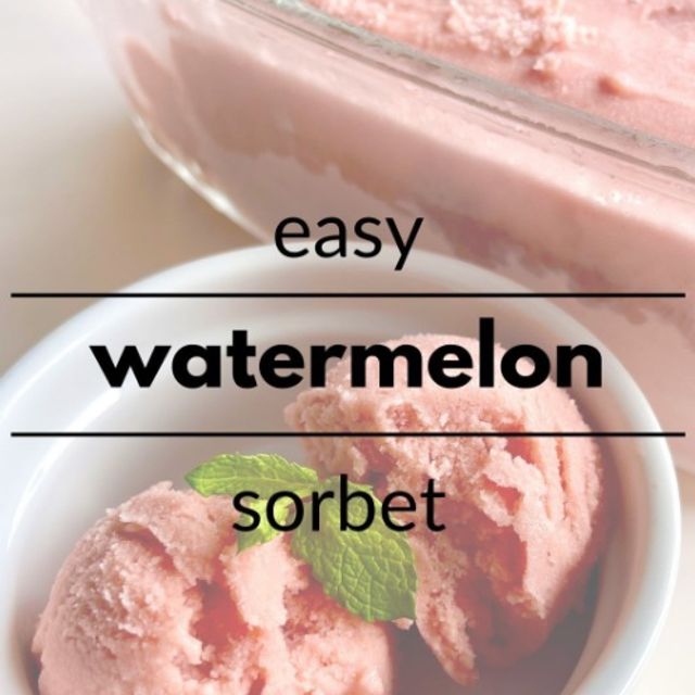 Watermelon Sorbet