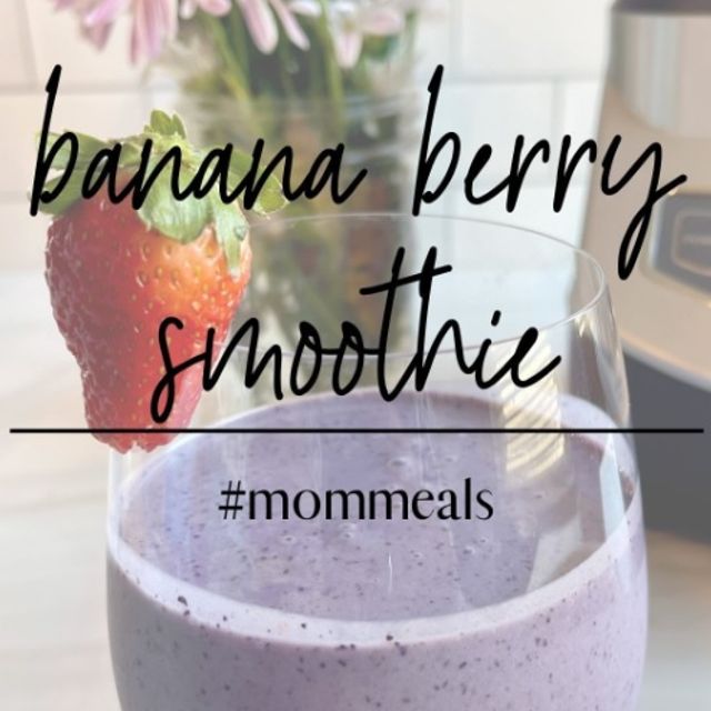 Banana Berry Protein Smoothie