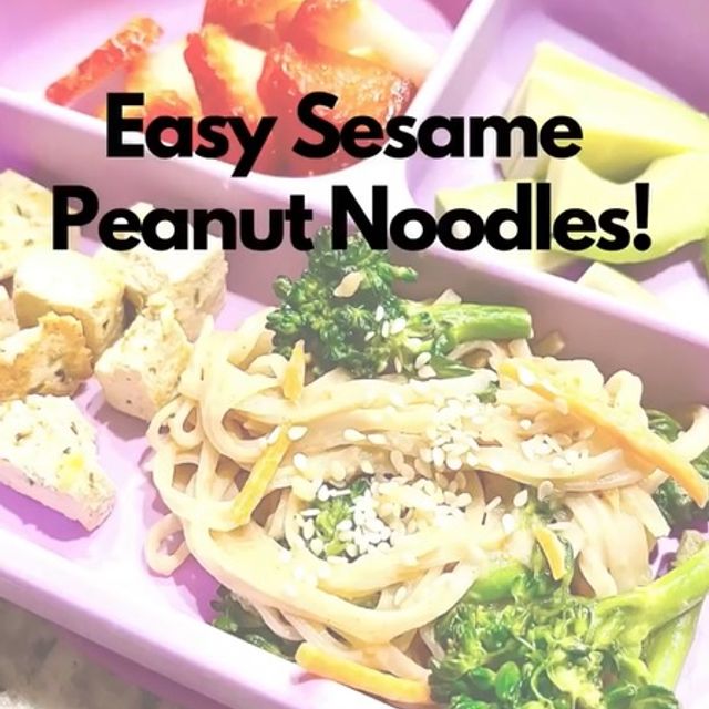 Sesame Peanut Noodles