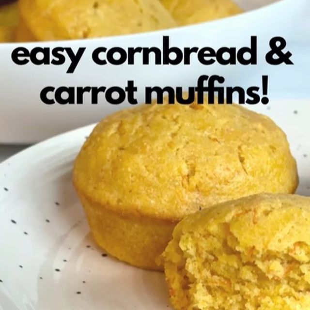 Cornbread and Carrot Muffins