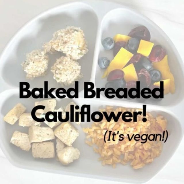 Vegan Baked Breaded Cauliflower