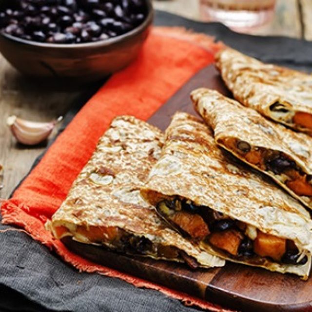 Black Bean and Sweet Potato Quesadillas