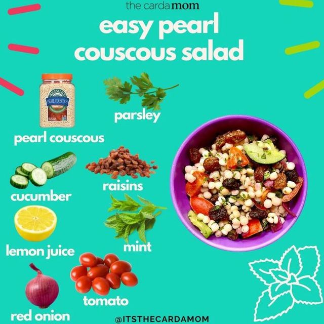 Easy Pearl Couscous Salad