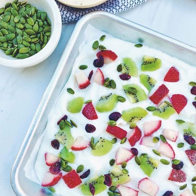 Healthy Holiday Fro-Yo Bark