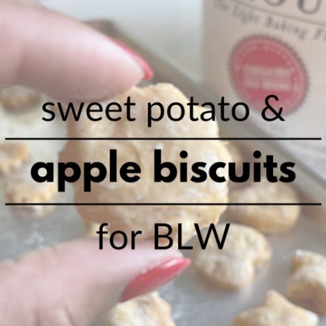 Sweet Potato and Apple Biscuits