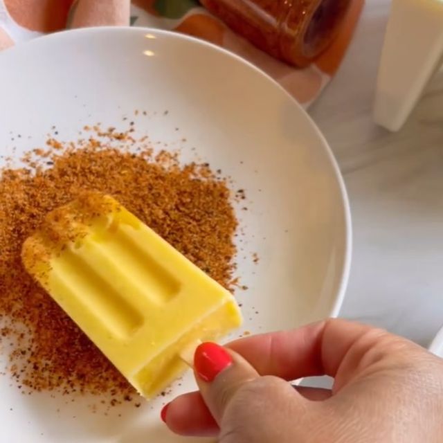 2 Ingredient No Sugar Added Mango Paletas