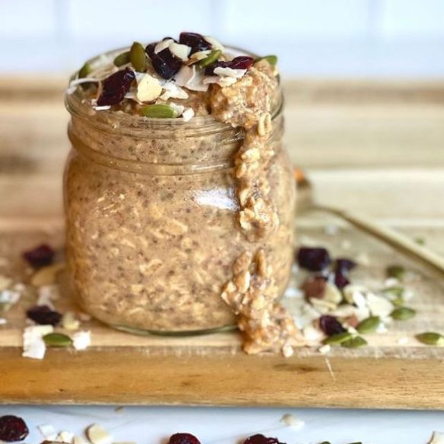 Butternut Squash Overnight Oats