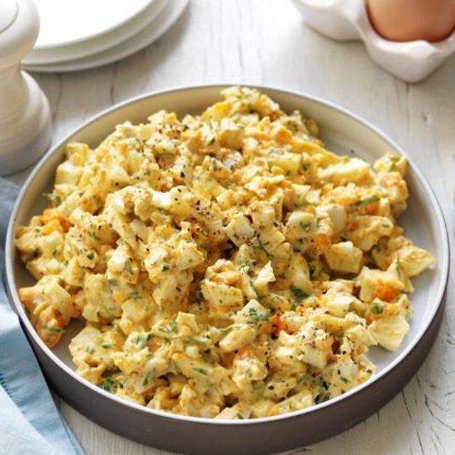 Classic curried egg salad