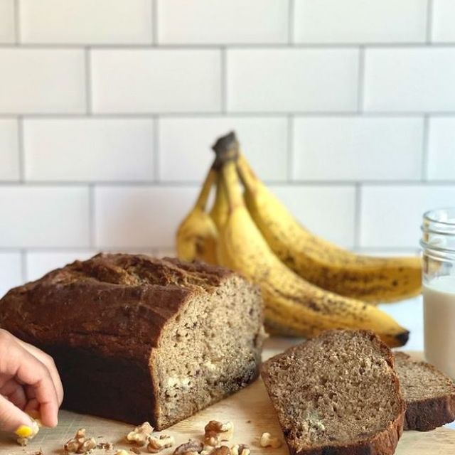 Vegan No Sugar Added Banana Bread