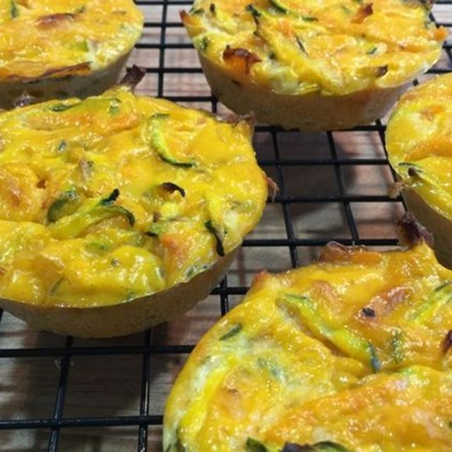 Mini pumpkin frittatas