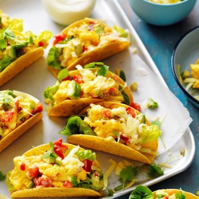  Scrambled egg tacos