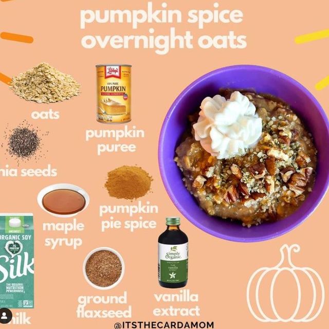 Pumpkin Spice Overnight Oats