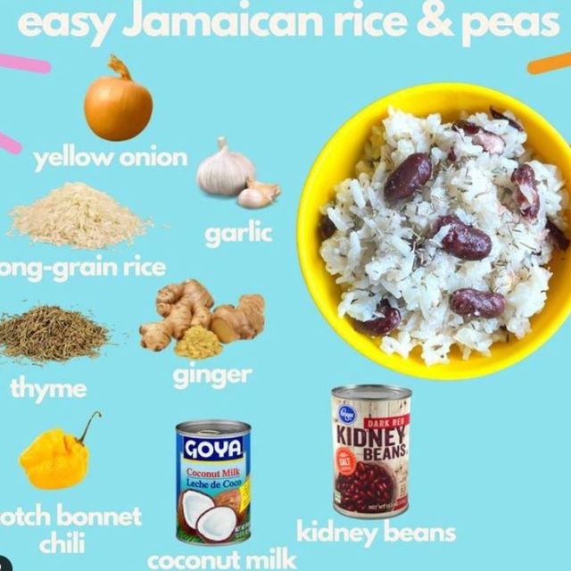 Easy Jamaican Rice and Peas