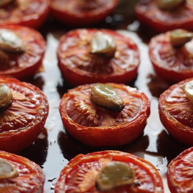 Slow roasted tomatoes