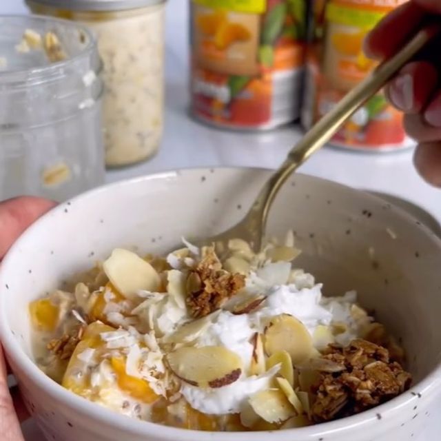 Peaches And Cream Oats